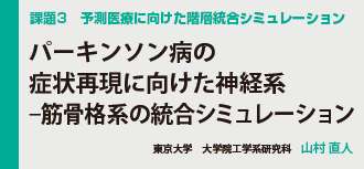 予測医療に向けた階層統合シミュレーション