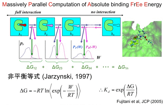 超並列結合自由エネルギー計算法